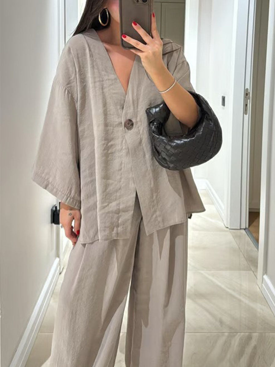Quiet Luxury Flow Suit Set