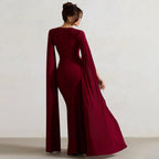 Symphony Dress Maroon