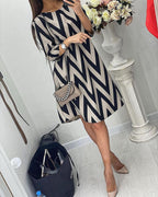 Helga Modern and Comfortable Summer Dress for Women Office and Evening