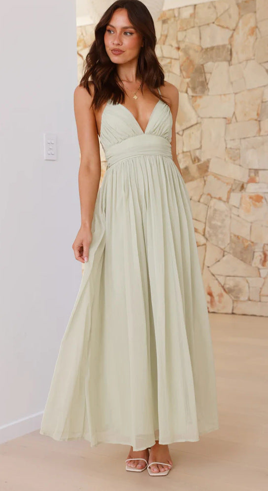 Croft Dress Green