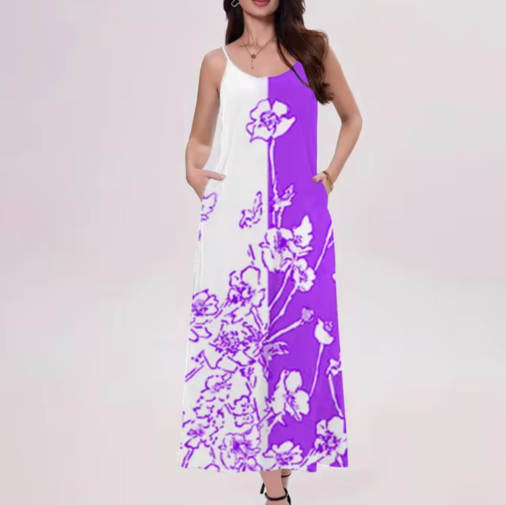 Vanda Boutique Sleeveless Floral Print Dress Collection