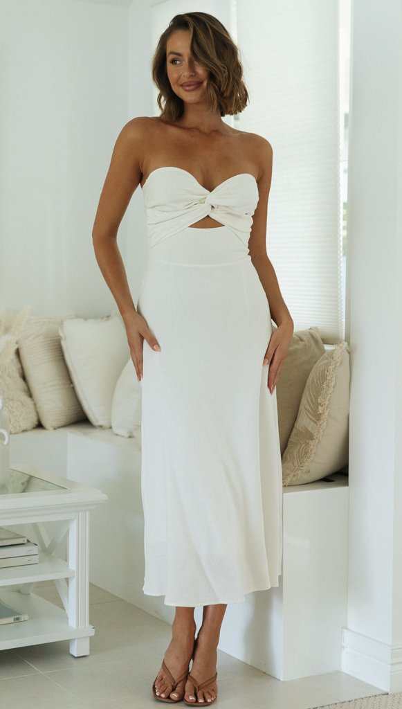 Calico Dress White