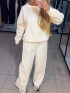 Sparkle Tracksuit Streetwear Lounge Set