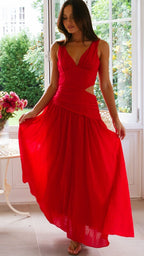 Cherry Dream Dress Red