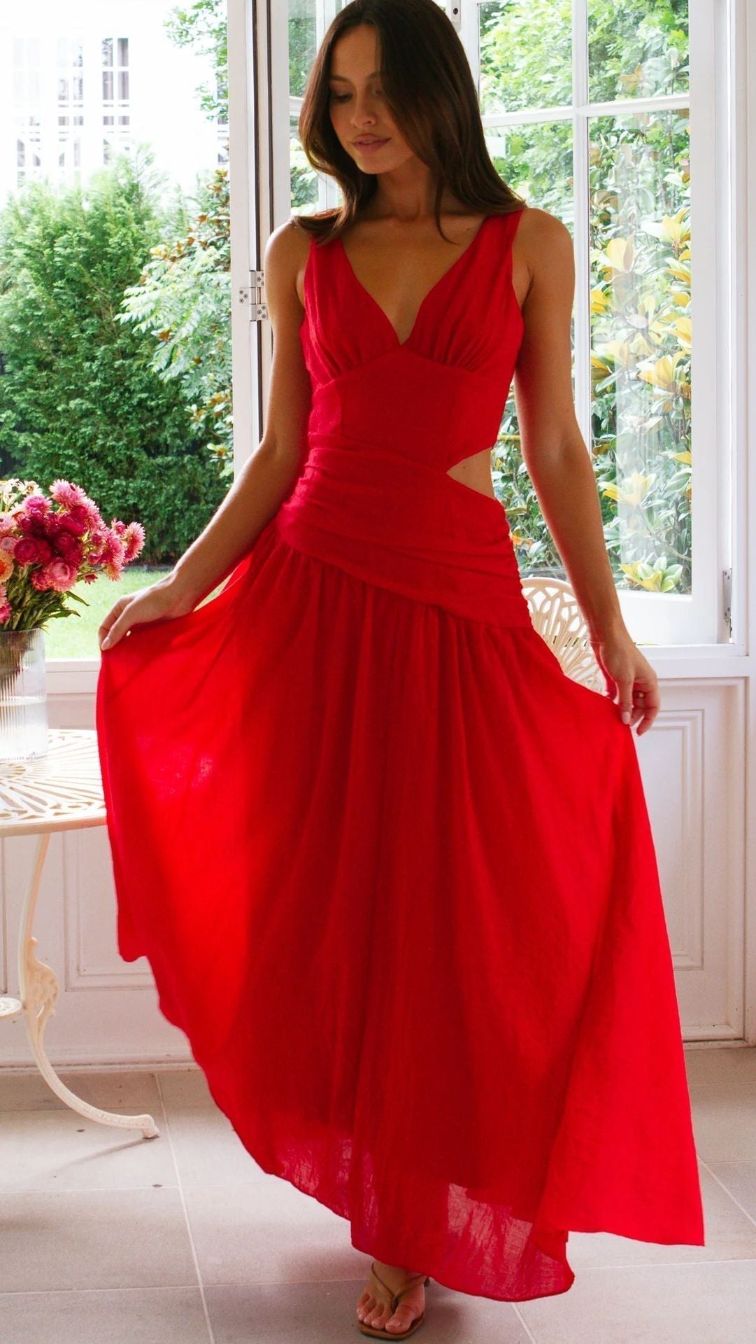 Cherry Dream Dress Red