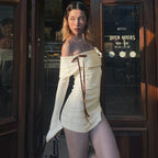 Rhode Mini Dress Apricot