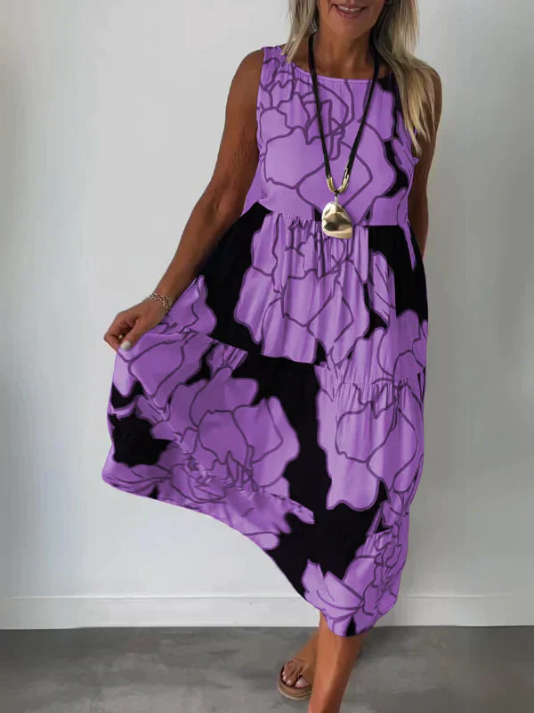 Pamela Chic Sleeveless Dress for Women Elevated Occasion Wear