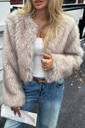 Solid Color Casual Oversized Coat