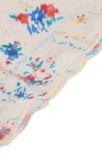 Spaghetti Strap Backless Floral Dress