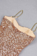 V Neck Bodycon Slip Dress