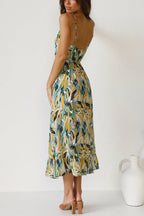 Edvige Minimalist Colorful Midi Dress Elevated Occasion Wear