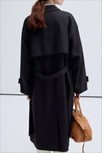 Midi Intellectual Trench Line Overcoat