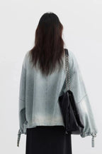 Casual Blue Denim Jacket