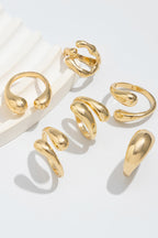Geometric Cross Open Ring