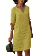 Guiomar Timeless Minimalist Dress Elevated Occasion Wear