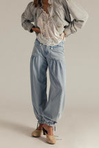 Mid Rise Tapered Vintage Relaxed Jeans