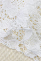 Lace Halter Three Piece Swim Set