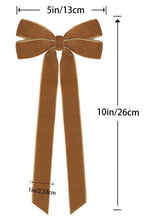 Velvet bow Christmas decorations