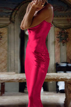 Sultry Open Back Slip Dress