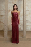 Sequin Fishtail Party Dress