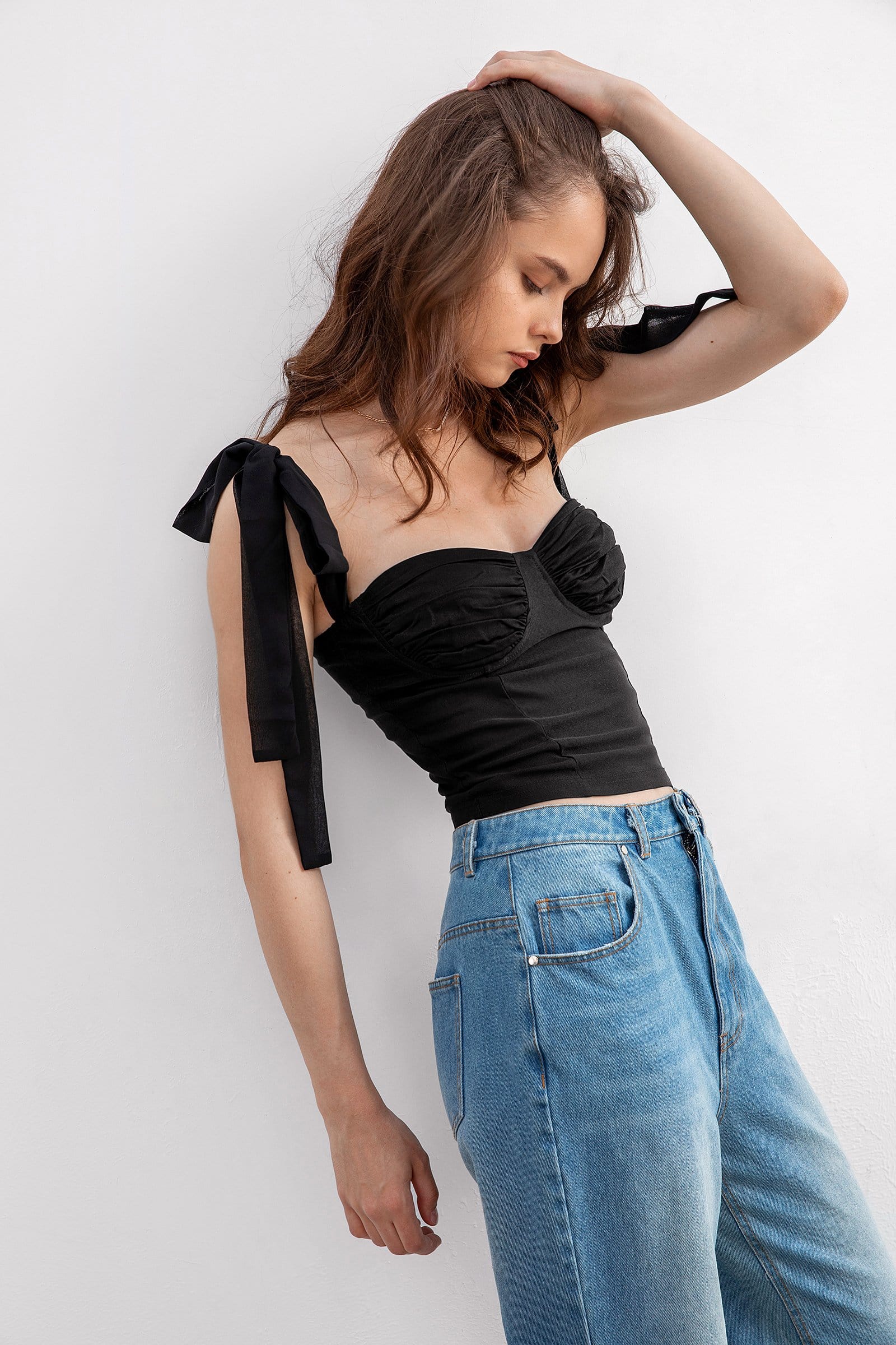 Breezy Days Black Tank Top