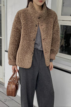 Soft Lapel Reversible Fur Coat