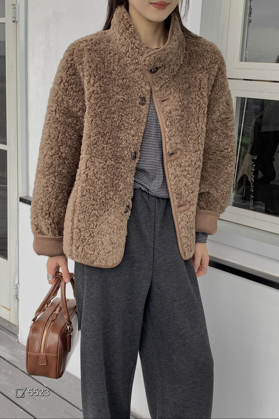 Soft Lapel Reversible Fur Coat