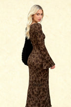 Mesh Sheer Slip Party Club Maxi Dress