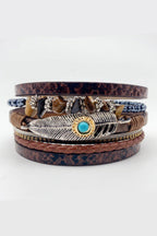 Bohemian Vintage Gravel Braided Bracelet