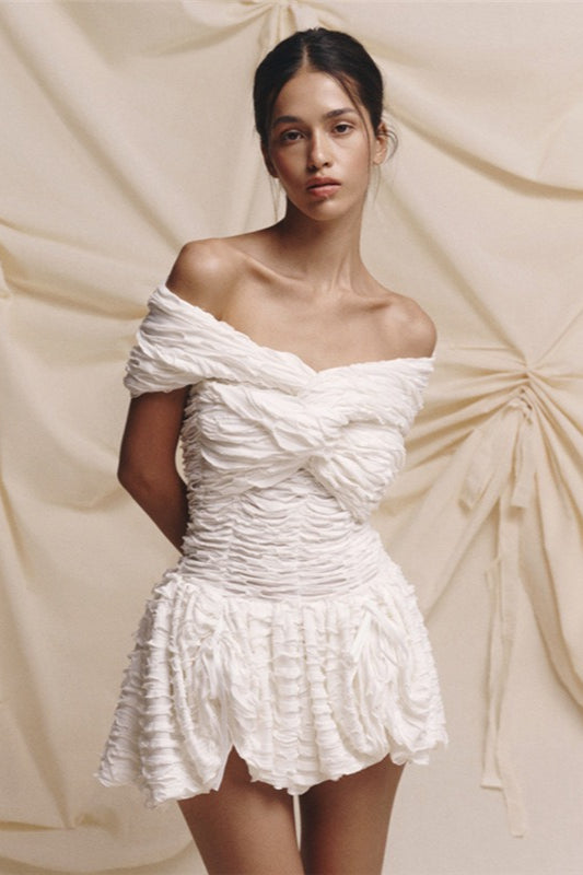 Flirty OffShoulder Party Dress