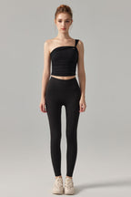 Romantic Single Shoulder Corset Bodycon Crop Top