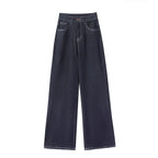 High-Waist Wide Leg Denim Jeans for Women