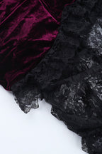Layered Train Gothic Dress