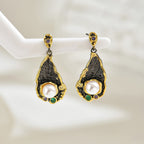 Eclipse Pearl Drop Earrings