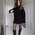 Knitted skirt suit