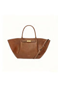 Metal clasp tote bag