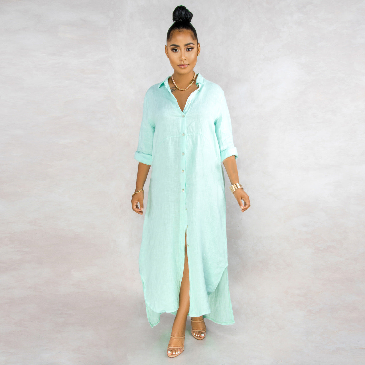 Silvia Exclusive Overshirt Dress Set Designer Edit