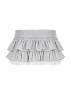 Layna Low Waist Ruffle Mini Skirt