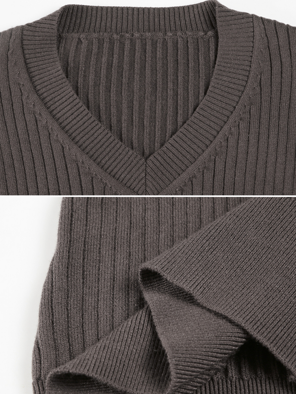 Kyra Wool V-Neck Sweater Top