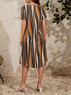 Johana Fitted Womens Dress Dress with Urban Everyday Styling