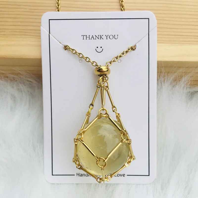 Crystal Gemstone Necklace