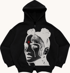 Y2K Street Zip Loose Pocket Sporty Hoodie