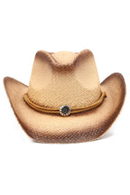 Vintage Western Cowboy Sun Protection Woven Straw Hat