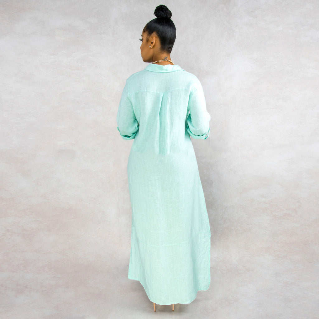 María Aesthetic Elena Overshirt Dress Set Evening Wear Edit