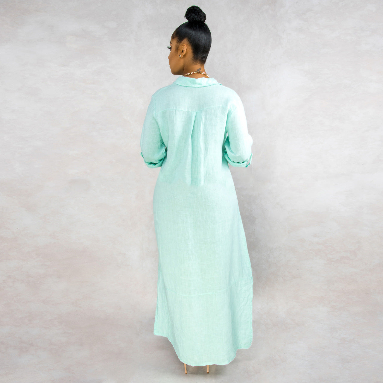 Silvia Exclusive Overshirt Dress Set Designer Edit