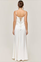 Elegant Cami Backless Maxi Party Dress