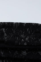 Lace Backless Long Sleeve Lace Dress