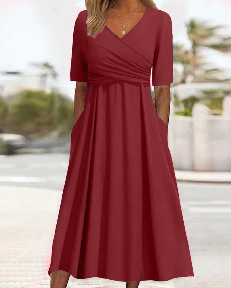 Ana Effortless Comfort Elegance in One Dress Statement Occasion Edit