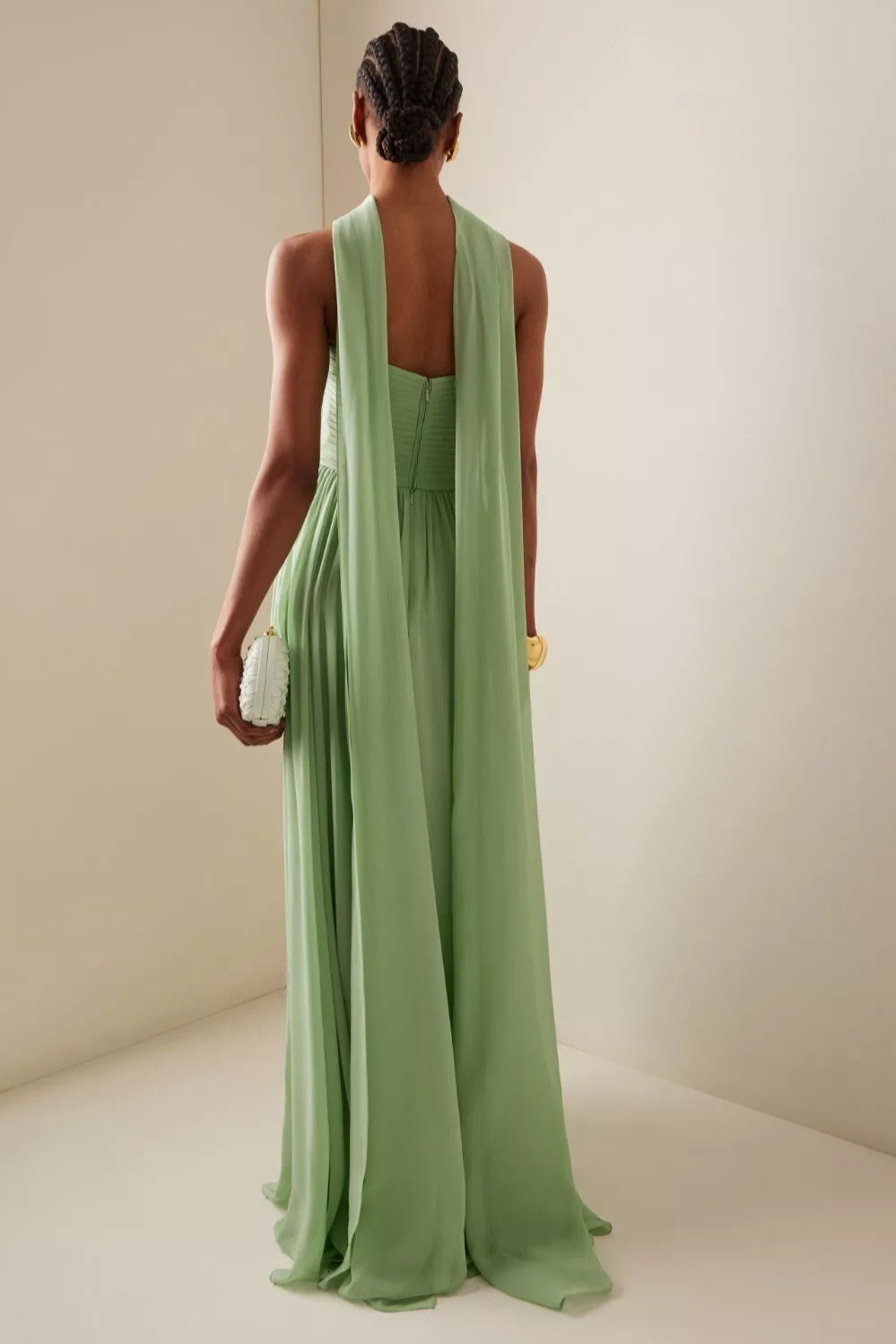 Bow Ruched Strapless Sash Elegant Maxi Dress