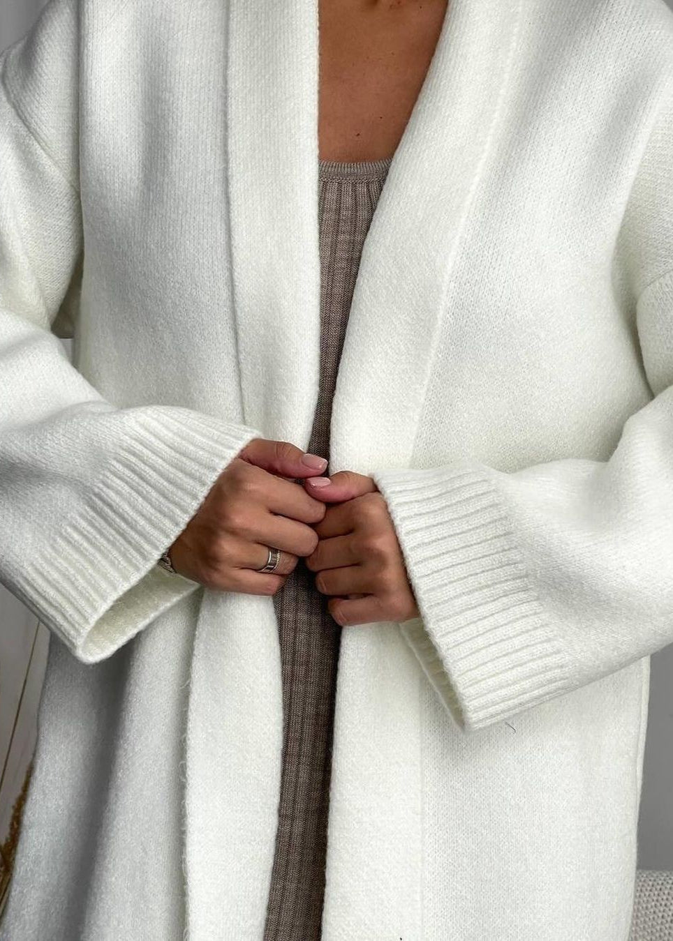 Winterhaven Knit Duster – Longline Open Cardigan